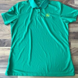 John Deere women’s size large polo shirt